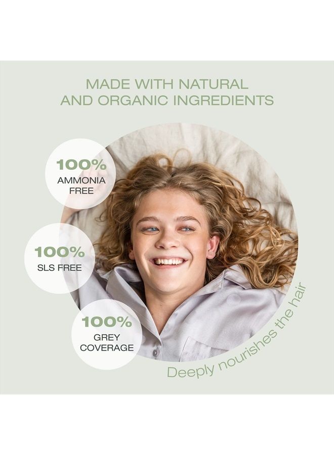 NATURIGIN Beige Golden Blonde Hair Dye 10.3 - Permanent Hair Color 100% Grey Coverage - Certified Organic Natural Ingredients, Deeply Nourishes the Hair - Ammonia Free, Vegan, Long Lasting Results - Image 3