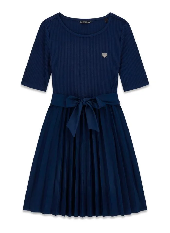 Guess Kids Short Sleevepleated Dreshort Sleevew/Belt