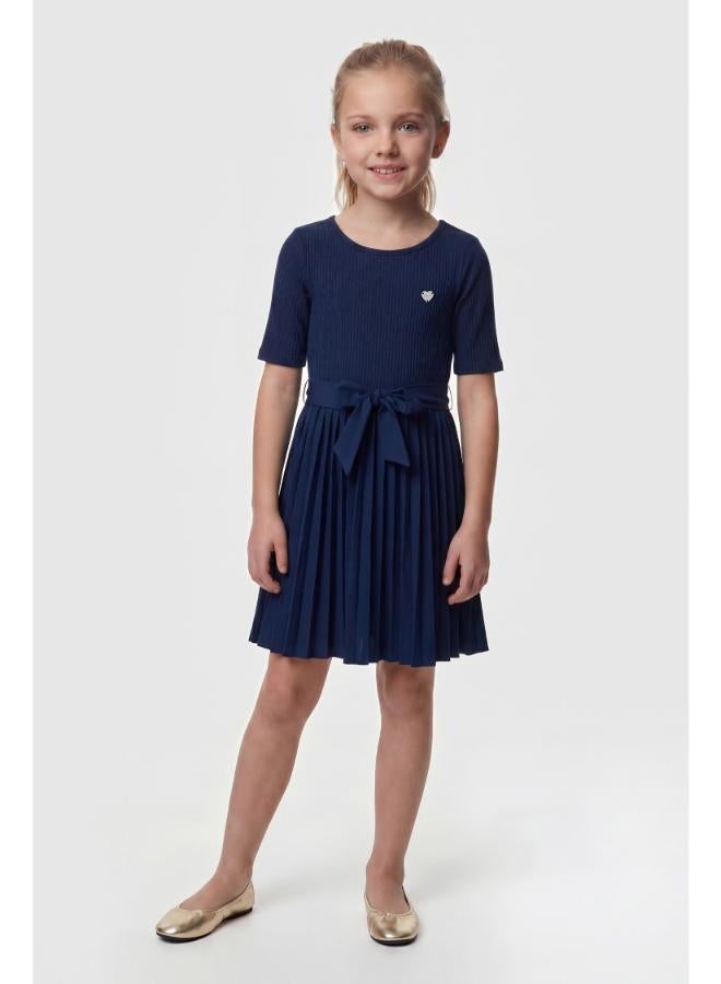 GUESS Kids Short Sleevepleated Dreshort Sleevew/Belt - Image 1