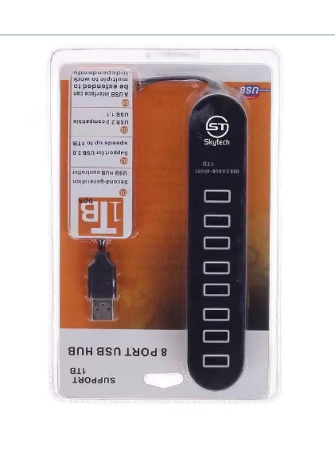 Sky Tech USB Hub 2.0 Adapter -8 Ports - Image 3
