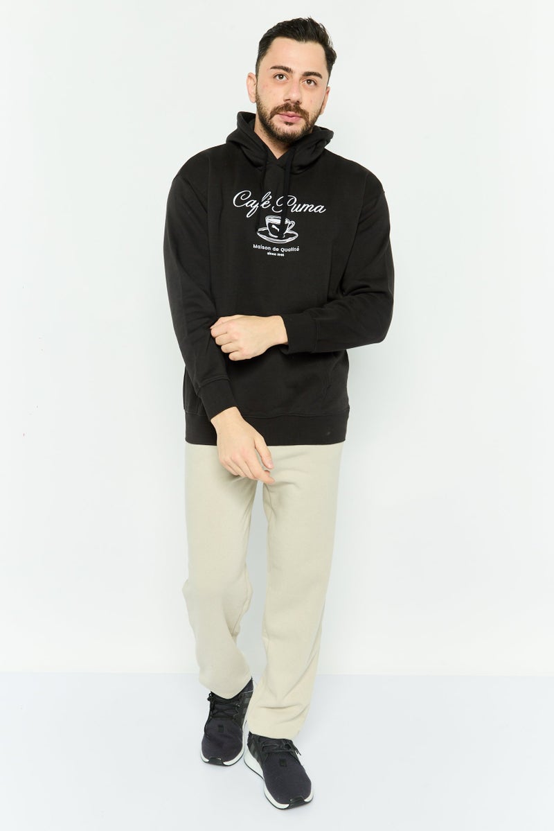 PUMA Men Sportswear Fit Long Sleeves Outdoor Hoodie, Black  - Image 2
