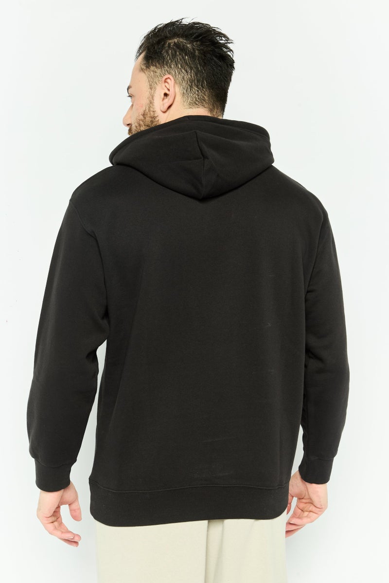 PUMA Men Sportswear Fit Long Sleeves Outdoor Hoodie, Black  - Image 4