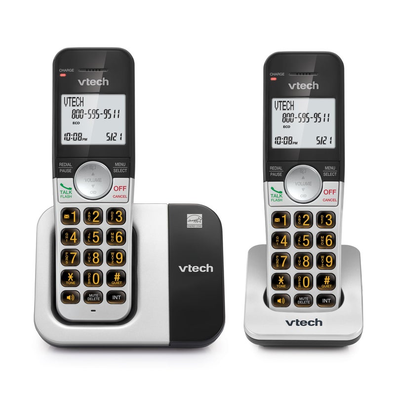 VTech DECT 60 Cordless Phone 2Handset InterferenceFree Sound Large Backlit Display Big Buttons Caller ID VG2312 - Image 2