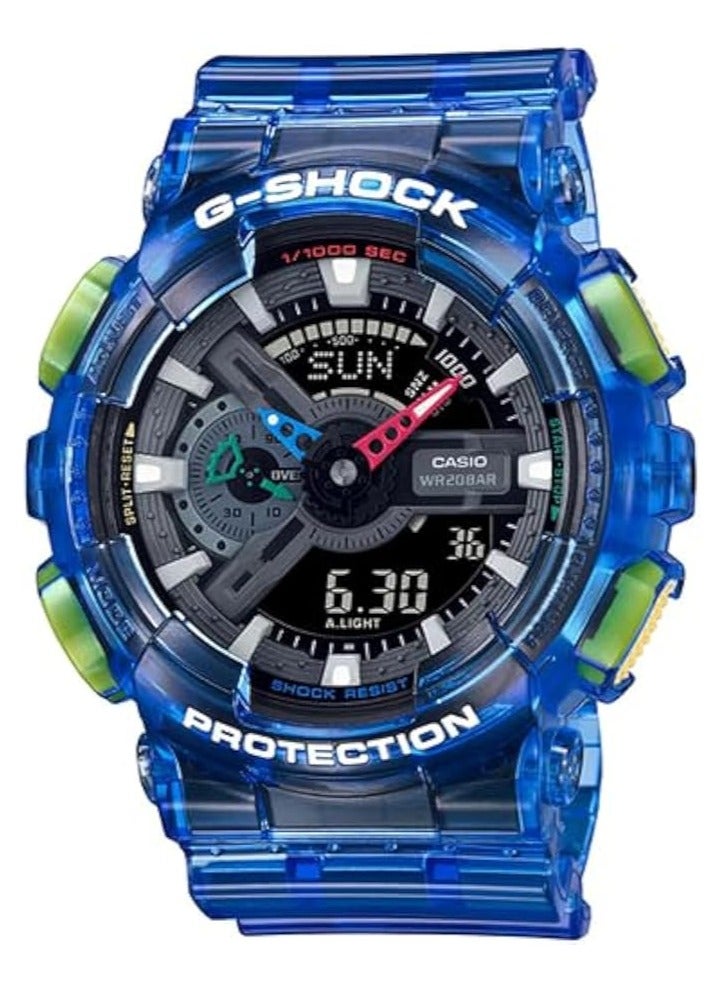 Casio G-Shock Watch - GA-110JT-2ADR Clear Dial, Blue Band - Image 1