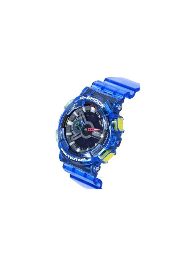 Casio G-Shock Watch - GA-110JT-2ADR Clear Dial, Blue Band - Image 3