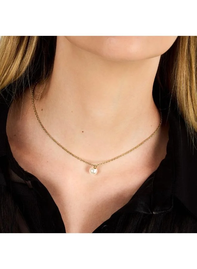 Karl Lagerfeld Klayr18 Pearl Necklace