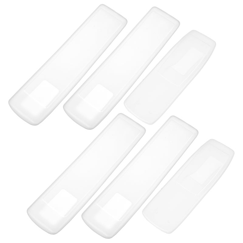 6Pcs Transparent Silicone Remote Control Protective Case for Television and Air Conditioner Remotes - Image 5