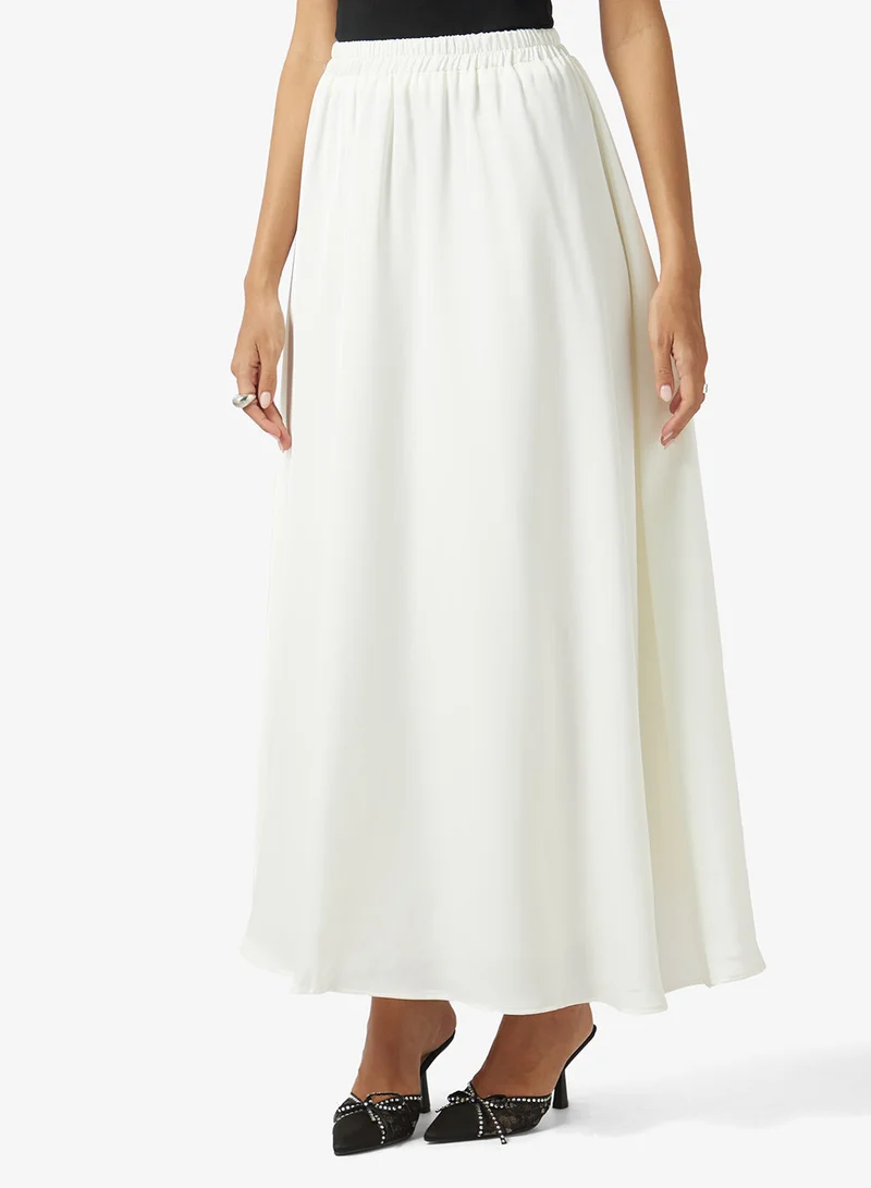 Khizana  Contrast Toned Tp[ & Skirt Set for Women | Best Price UAE