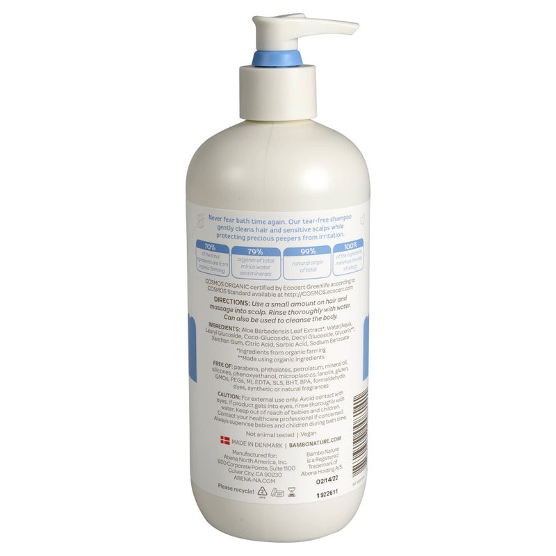 Bambo Nature Tear Clear Baby Shampoo, 16.9 fl oz Bottle, 1 Count - Image 2