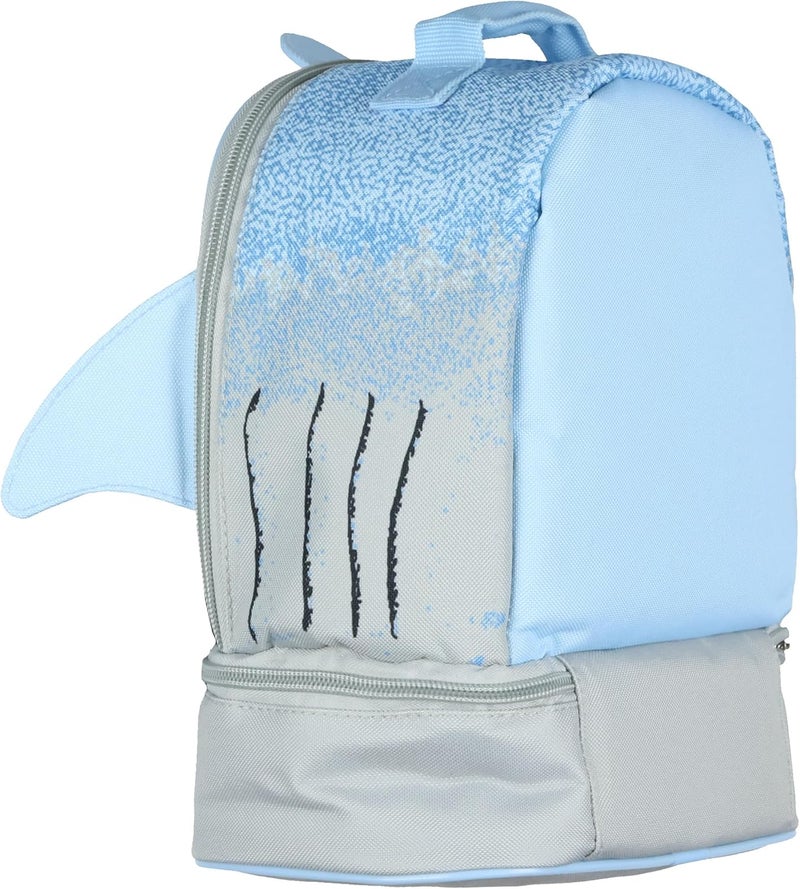 INTIMO Monster Jam Lunch Box Shark Megalodon Truck 3D Fins Dual Compartment Insulated Cooler Bag - Image 2