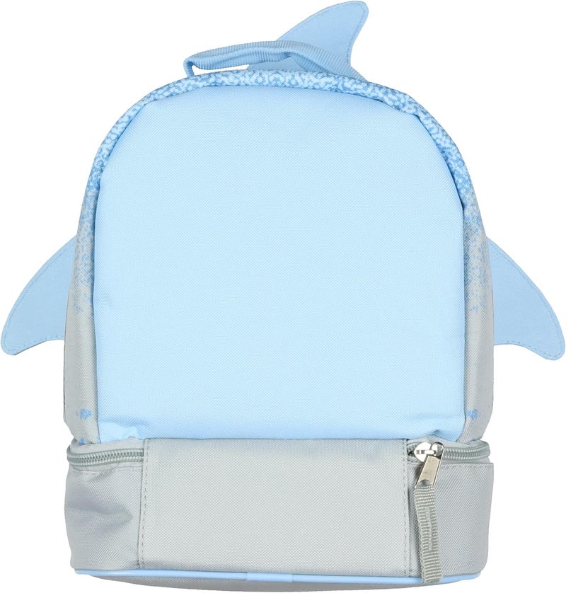 INTIMO Monster Jam Lunch Box Shark Megalodon Truck 3D Fins Dual Compartment Insulated Cooler Bag - Image 3