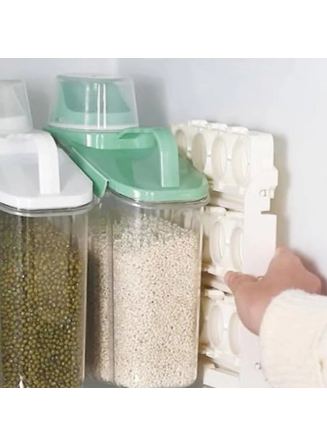 علبة تخزين البيض بـ 3 أدوار قابلة للطي – تسع حتى 24 بيضة – موفرة للمساحة ومناسبة للثلاجة - Image 2