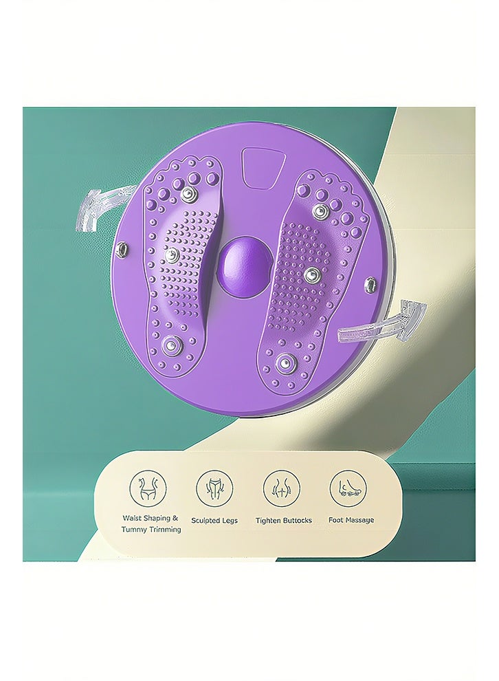 Jourvent Waist Whisper twisting Disc Board for Exercise Waist Twister Board with Mangets Reflexology for Slimming and Strengthening Abdominal and Stomach Exercise Massage Foot Sole  - Image 3