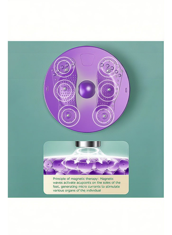 Jourvent Waist Whisper twisting Disc Board for Exercise Waist Twister Board with Mangets Reflexology for Slimming and Strengthening Abdominal and Stomach Exercise Massage Foot Sole  - Image 4
