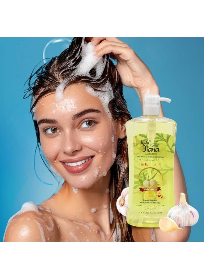 Lady Diana Garlic Extract Intensive Moisture Hair Shampoo and Conditioner (1000 ml) - Image 5