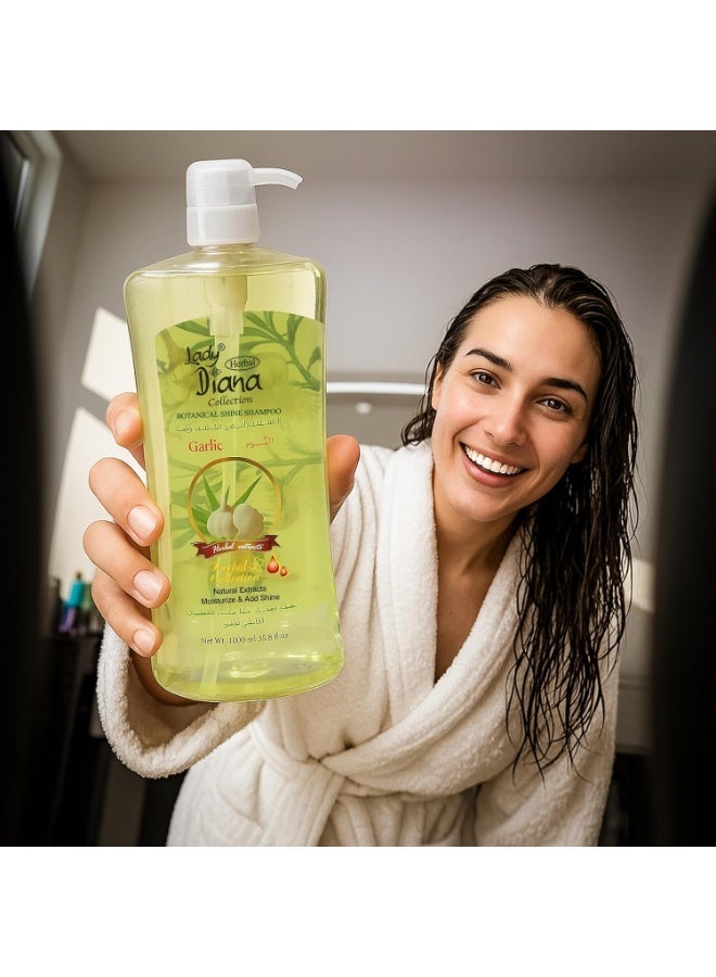 Lady Diana Garlic Extract Intensive Moisture Hair Shampoo and Conditioner (1000 ml) - Image 1