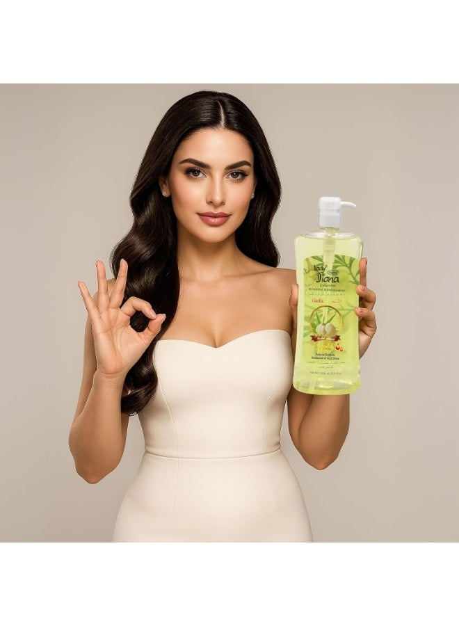 Lady Diana Garlic Extract Intensive Moisture Hair Shampoo and Conditioner (1000 ml) - Image 3