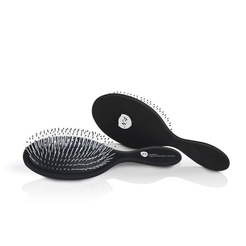 Number 4 Detangling Brush  AntiBreakage Hairbrush for Wet or Dry Hair Pliable Bristles All Hair Types Minimizes Pain  Protects Against Split Ends