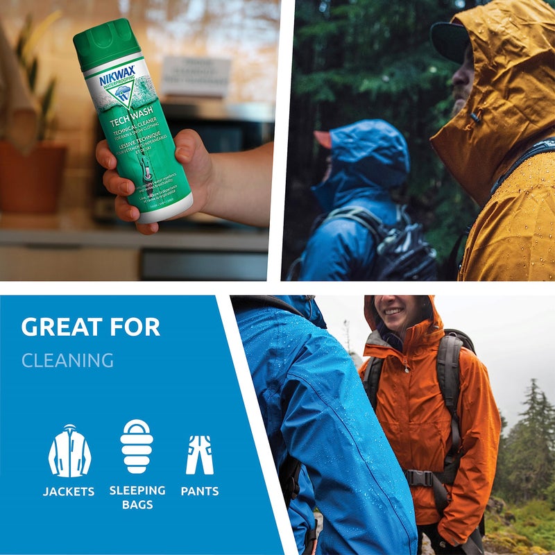 Nikwax Tech Wash,10 fl. oz., Nikwax Tech Wash Technical Cleaner for Jackets and Outerwear, Restores Waterproofing in Rain, Ski, and Snow Gear, Safe for Gore-Tex and DWR - Image 3