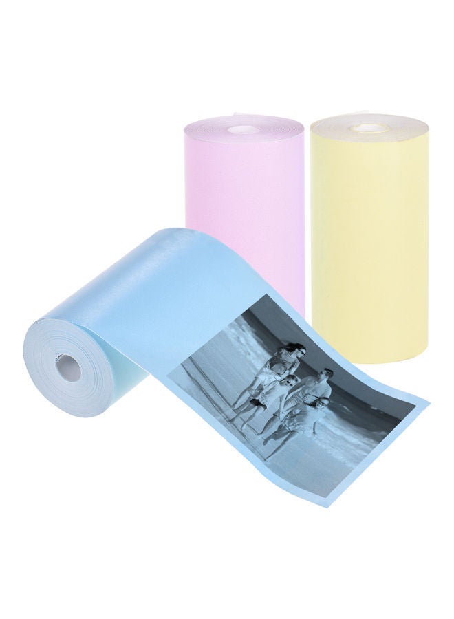 NIBEMINENT Pack Of 3 Thermal Paper Rolls Multicolour - Image 2