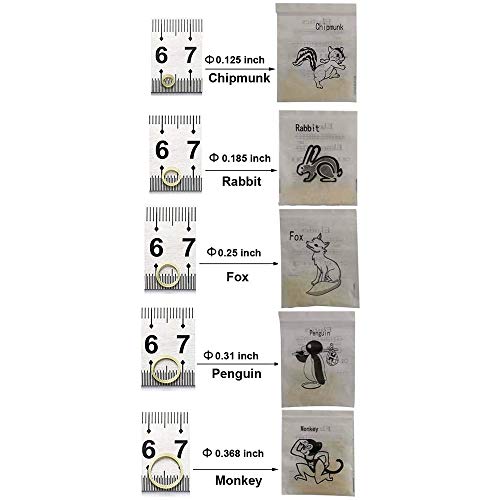 Angzhili 10 Bag Dental Orthodontic Rubber Bands,Elastic Rubber Bands,Orthodontic Supply (5/16") - Image 3