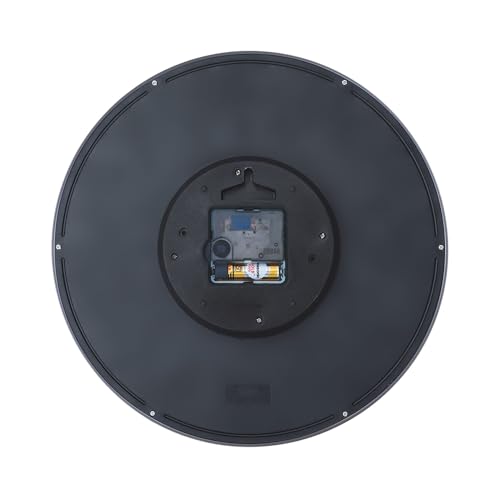 Ajanta 12 Inches Silent Sweep Radium Wall Clock - Night Glow, Radium Dial - 30x30 cm, (Dom_Black) - Image 5