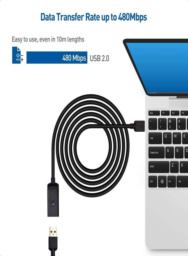 Cable Matters Active USB Extension Cable 16.4 ft / 5m (Active USB Extender Cable) for Webcam, Oculus Sensor, HTC Vive Link Box, Xbox Kinect, PlayStation Camera and More - Image 3
