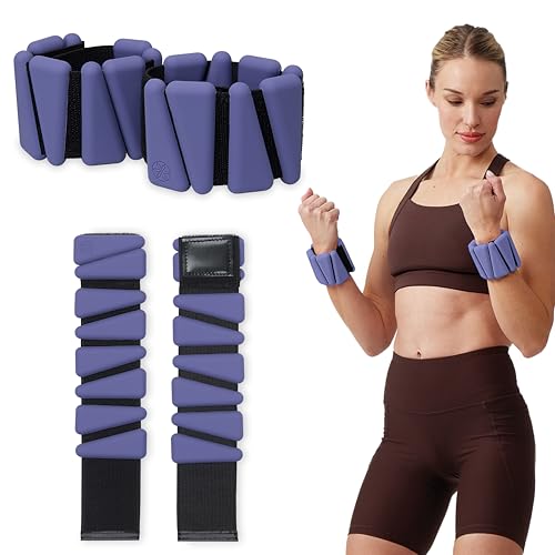 Gaiam Wearable Bracelet to Strengthen Tone Sculpt Adjustable Ankle Weights for Women Men for Yoga - Image 1
