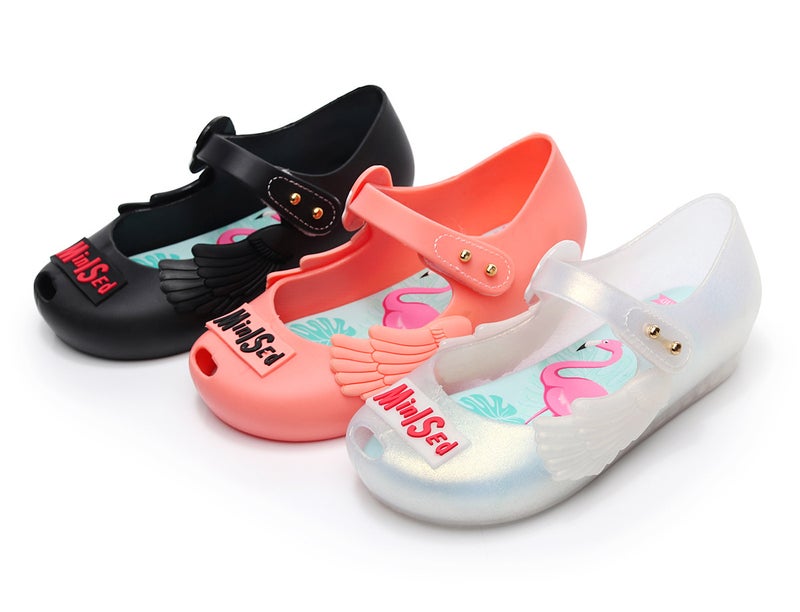 2022 New minised Swan Unicorn Flamingo Print Graffiti Jelly Shoes Fragrant Jelly Children''s Shoes - Image 5