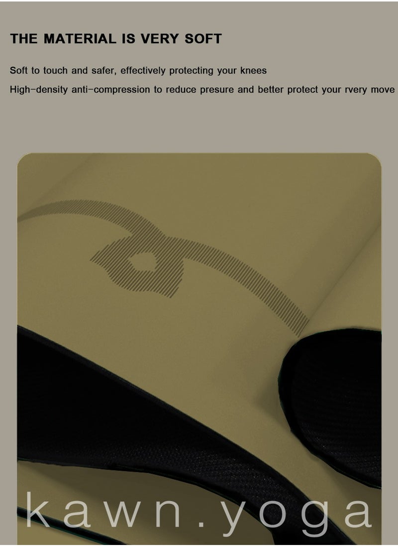 KAWN.YOGA Gold Mat. Non-Slip. Strap Included. High Performance Material Exercise Mat Ideal For Hiit, Plates, Yoga And Other Workouts  - Image 3