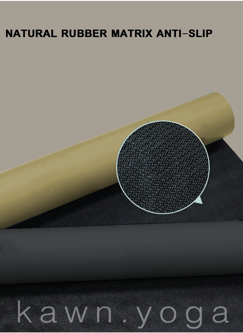 KAWN.YOGA Gold Mat. Non-Slip. Strap Included. High Performance Material Exercise Mat Ideal For Hiit, Plates, Yoga And Other Workouts  - Image 4