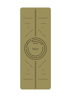 KAWN.YOGA Gold Mat. Non-Slip. Strap Included. High Performance Material Exercise Mat Ideal For Hiit, Plates, Yoga And Other Workouts  - Image 1