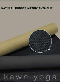 KAWN.YOGA Gold Mat. Non-Slip. Strap Included. High Performance Material Exercise Mat Ideal For Hiit, Plates, Yoga And Other Workouts  - Image 4