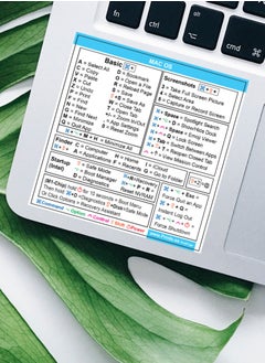 Prints Mac English Keyboard Shortcuts Sticker – For MacBook Users  - Image 2