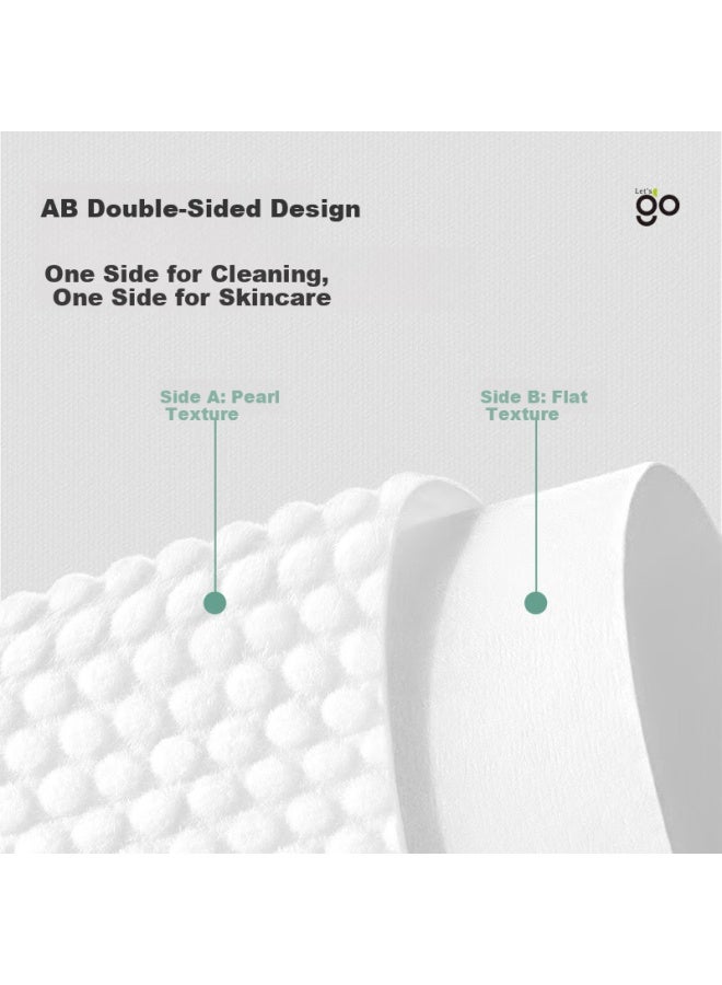 Free Go Freego Disposable Bath Towel Thickened Large Pearl Texture Portable Travel Set Non-compressed 7 Packs - Image 1