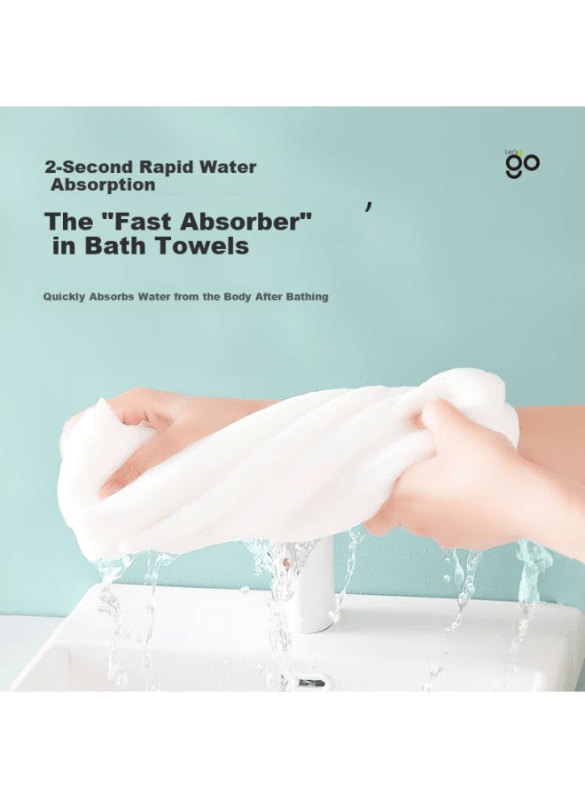 Free Go Freego Disposable Bath Towel Thickened Large Pearl Texture Portable Travel Set Non-compressed 7 Packs - Image 3