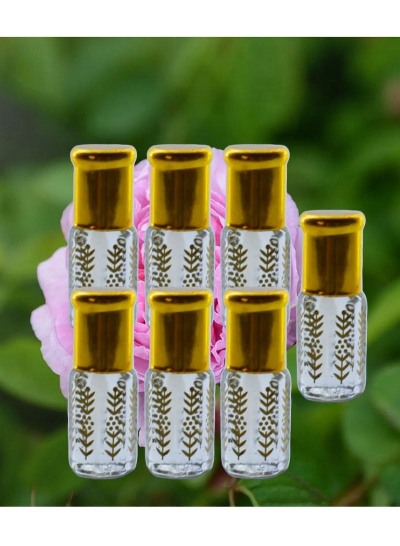 7 Pieces Natural Hollandi Flower Fragrance Perfume Oil 3 Ml