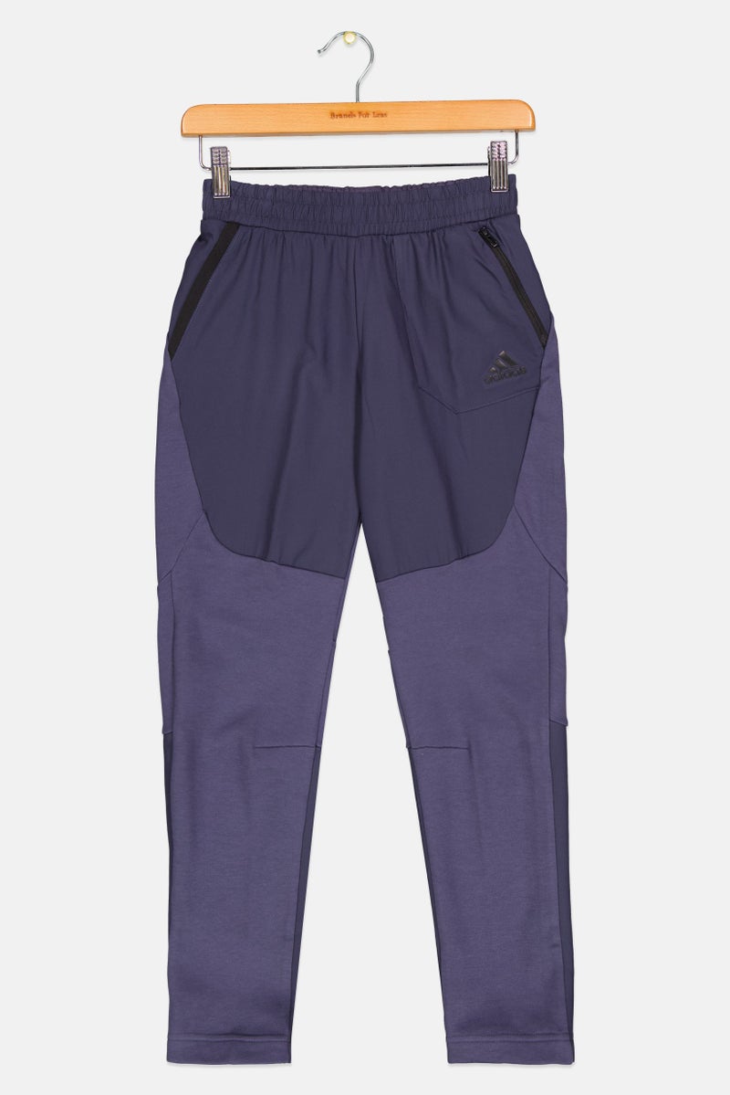 Adidas سروال رياضي للأطفال الأولاد، تدريب لياقة، لون كحلي - Image 1