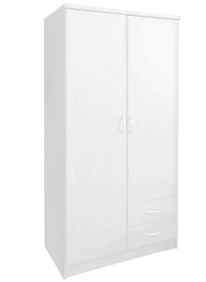 Galaxy Design 2 Door Wooden Wardrobe Cabinet / Cupboard Engineered Wood Perfect Modern Stylish Heavy Duty - Image 1