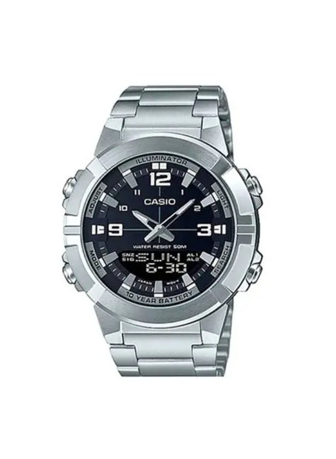 CASIO Stainless Steel Band Analog Digital - Image 1
