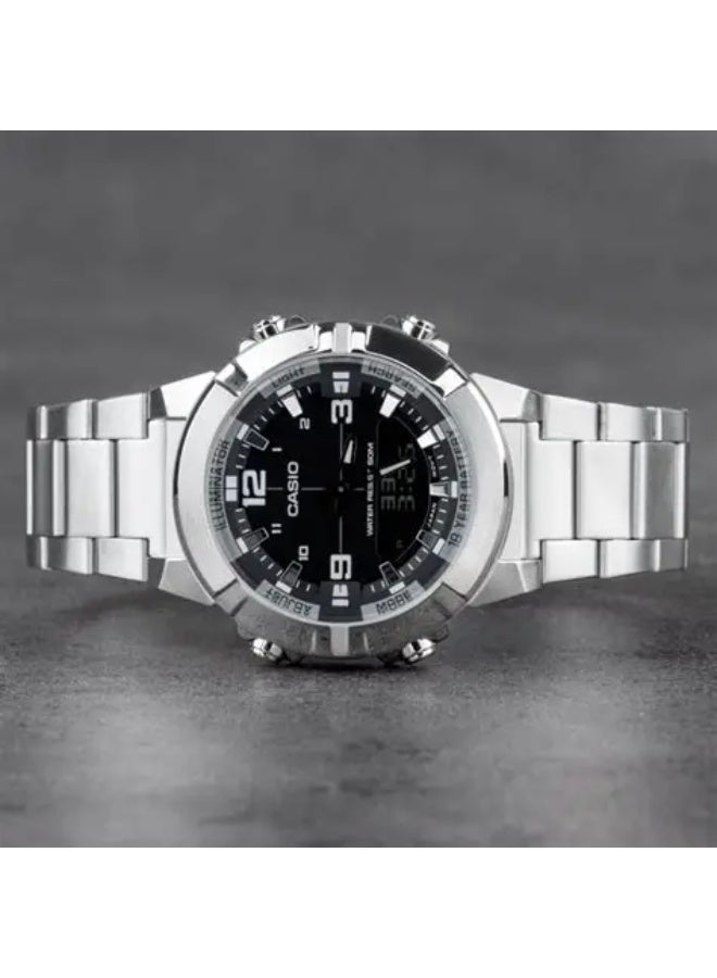 CASIO Stainless Steel Band Analog Digital - Image 4