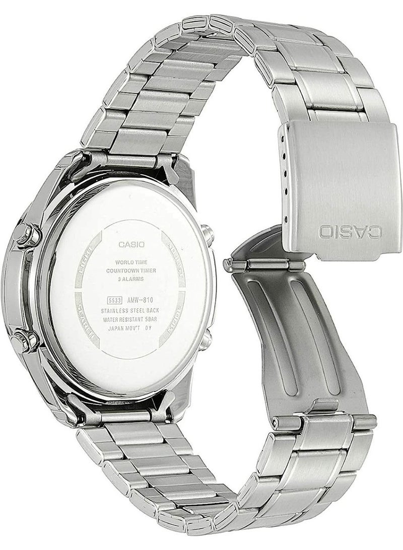 CASIO Stainless Steel Band Analog Digital - Image 3