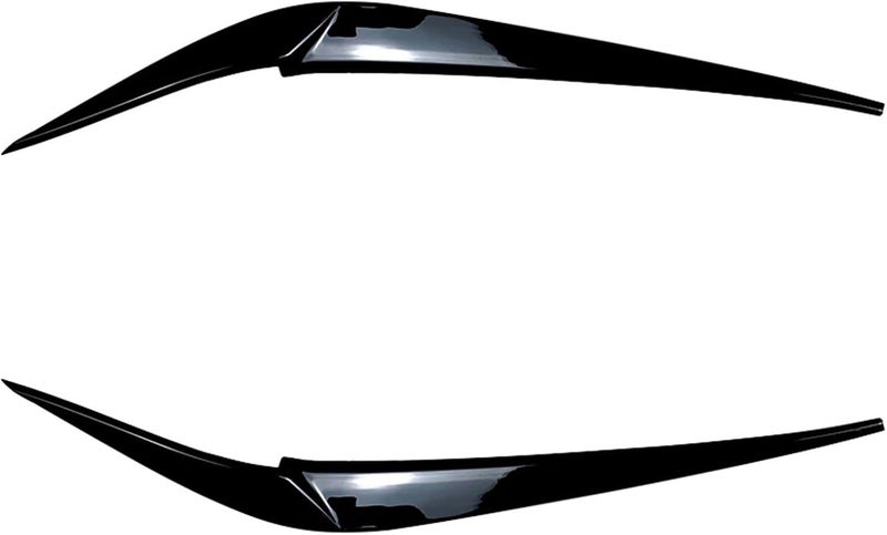 DEMULAX Gloss Black Headlight Eyebrow Trim for BMW X3/X4 - Image 1