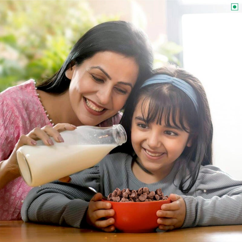 Kwality Choco Flakes 1.2 Kg | Crispy, Wholesome Cereal Made with Whole Wheat | Zero Maida and No Preservatives | Packed with Fiber, Protein - Image 3