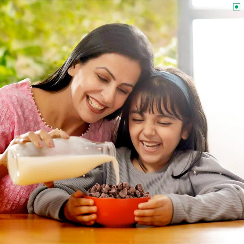 Kwality Choco Flakes 1.2 Kg | Crispy, Wholesome Cereal Made with Whole Wheat | Zero Maida and No Preservatives | Packed with Fiber, Protein - Image 4