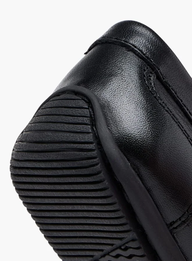 Mister Duchini Boys Textured Slip-On Loafers