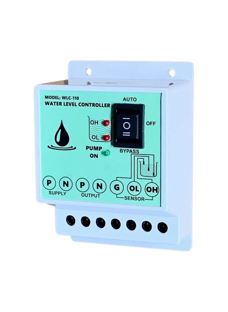 XCELLENT XCELLENT Fully Automatic Water Level Controller and Indicator with 3 Sensors White  - Image 1
