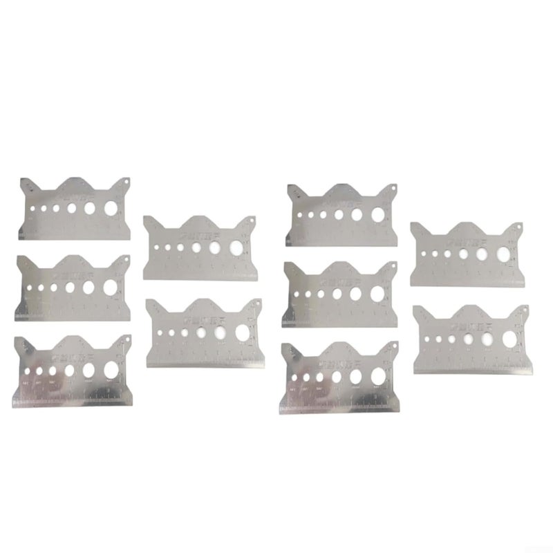 Spiral Guide Measuring Screws 4mm 5mm 6mm 8mm 10mm Sizes 10pcs Set - Image 2