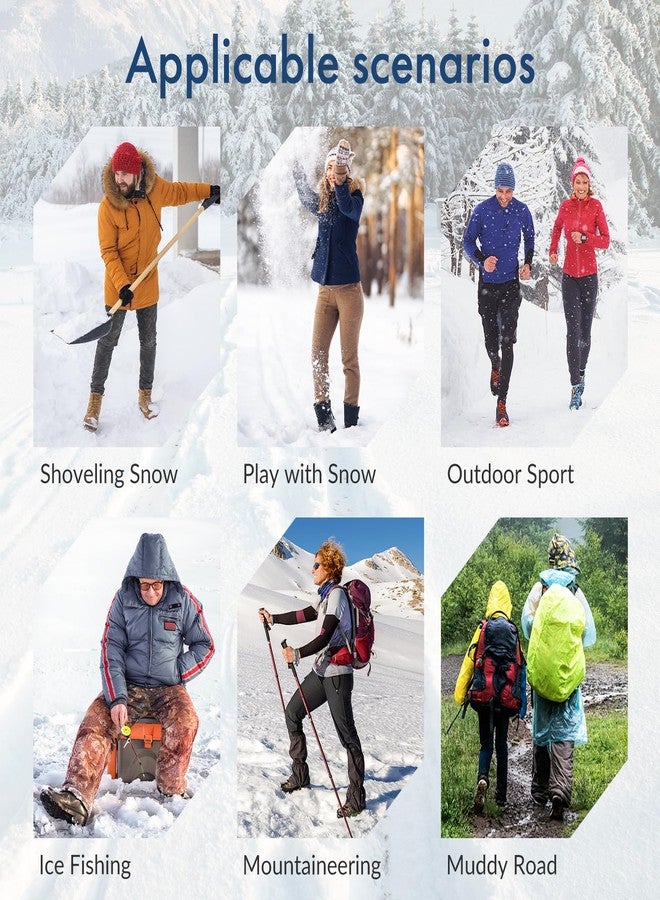 EZ2LIVE Ice Cleats for Shoes and Boots, Ice Snow Grips for Winter Walking Traction, Anti-Slip Ice Traction Cleats with 10 Steel Studs Crampons Gripper Spikes for Shoes Men Women - Image 5
