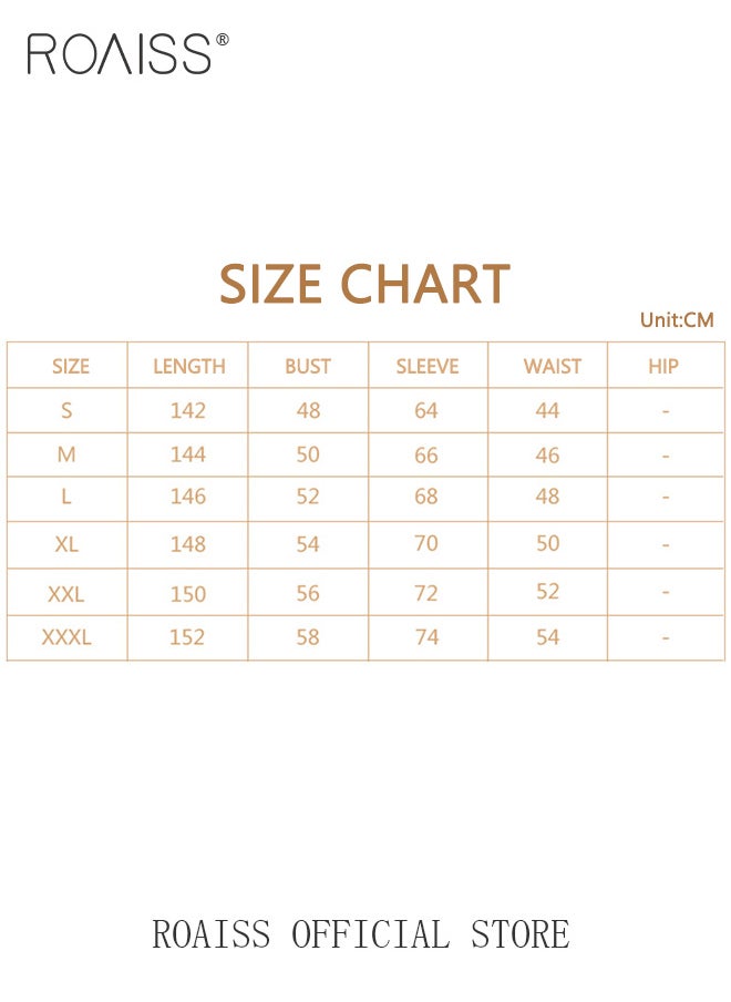 Middle Eastern Muslim Women Fashion Digital Print  Floral Belted Stylish  Round Neck High-Rise  Long Sleeve Slim Fit Maxi Dress  for Ladies Ramadan Eid al-Adha